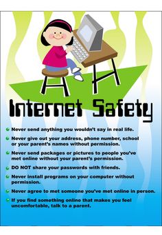 Safeguarding Display, E Safety, Library Computer, Online Predators, Internet Safety Tips, Computer Safety, Internet Safety For Kids, Digital Safety, Safety Poster