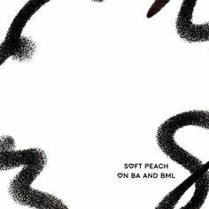 the words soft peach on ba and bml are written in black ink, as well as an arrow