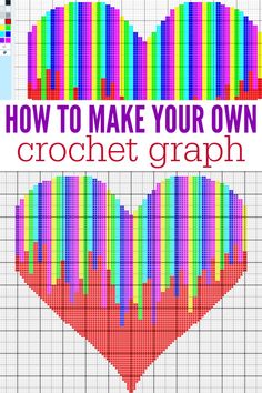 a cross stitch pattern with the words how to make your own crochet graph