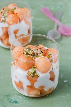 an image of food in a glass bowl on the table with caption below that reads, 341 likes