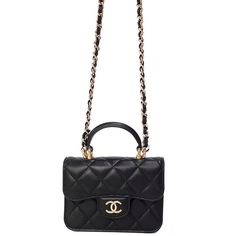 Chanel Matelasse Flap Coin Bag Black Width: Approx. 12cm Height: Approx. 9.5cm Depth: Approx. 2.5cm Handle: Approx. 12cm Coin Bag, Chanel Bags, Bago, Limited Time, Black Color, Coin, Chanel, Bag Lady, Shoulder Bag