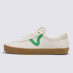 A Streamlined Shoe that Keeps the 90s AliveThe Sport Low takes inspiration from Vans’ 90s heritage styles to create a unique retro aesthetic. From the standout “V” Sidestripe to the old school logo label, this low top shoe keeps the vintage vibes coming. Retro low-top style Updated proportions with a lower profile Lace-up closure Suede uppers with leather accents Heritage “V” sidestripes Old school logo label Single-wrap sidewalls Supportive padded collars Signature rubber waffle outsoles | Vans Old School Logo, Pumped Up Kicks, Low Shoes, School Logo, Heritage Fashion, Leather Accents, Logo Label, Retro Aesthetic, Side Stripe