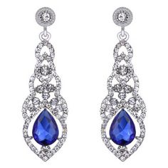 TEARDROP ELEGANCE GAME ON! The title says it all about these statement earrings! The perfect earrings for that next fancy outfit you are planning to wear AND ON SALE RIGHT NOW FOR $5.99 https://wickedwondersvipbling.com/search?q=teardrop+elegance&type=product  #earrings #royals Bridal Dangle Earrings, Long Bridal Earrings, Dangle Earrings Wedding, Crystal Earrings Wedding, Wedding Earrings Drop, Prom Earrings, Bride Earrings, Prom Jewelry, Long Drop Earrings