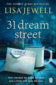 the cover of 3 dream street by iris jewell, with a coffee cup and note attached to it