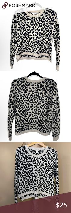 Sincerely Jules Cheetah Print Stretchy Soft Long-sleeve Sweater Size Small Sincerly Jules, Sincerely Jules, Cheetah Print, Sleeve Sweater, Long Sleeve Sweater, Sweater Sizes, Long Sleeve