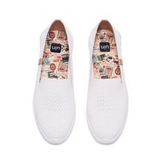 UIN Footwear Women Pure White Minorca II Women Canvas loafers Lightweight Casual Slip-ons For Summer, Casual Lightweight Slip-ons For Summer, White Perforated Slip-ons For Summer, White Perforated Toe Box Slip-ons For Summer, White Slip-ons With Perforated Toe Box For Summer, White Summer Slip-ons For Everyday, White Summer Everyday Slip-ons, White Everyday Slip-ons For Summer, Everyday White Summer Slip-ons