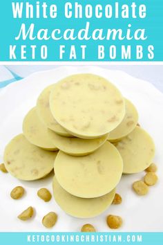 White Chocolate Macadamia, Chocolate Macadamia, Mini Dessert, Keto Dessert Easy