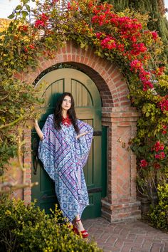 This glam primary color caftan is the answer to one-and-done outfits or glam layering. Made with luscious yards of machine washable semi stretch rayon and lots of love. Bohemian splendor, handmade in California. Cowl Scarf, Lilac Dress, Gwen Stefani, Lots Of Love, Cool Jackets, Signature Look, Kimono Dress, Primary Color, Beautiful Fabric