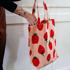 Help keep plastic bags from polluting the Earth with this heavy-duty, yet fashionable tote bag, featuring a hidden inside pocket for maximum functionality! Fashion Tote Bag, Plastic Bags, The Earth, Plastic Bag, Inside Pocket, Berry, Heavy Duty, Tote Bag