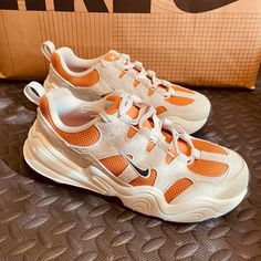 New In Box! Rare Color Combo. Womens Size 7 Nike Tech Hera, Nike Tech, Orange Cream, Color Combo, Shoes Nike, Color Combos, Nike Shoes, Nike Women, Athletic Shoes