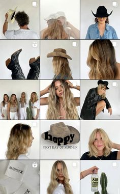 INSTAGRAM FEED PLAN // COWBOY INSTAGRAM THEME // FEED THEME // SOCIAL MEDIA // HAIR SALON INSTAGRAM // HAIR STYLIST INSTAGRAM // MARKETING Salon Instagram Feed, Instagram Feed Plan, Hair Salon Instagram, Lived In Hair, Stylist Instagram, Hair Salon Pictures, Western Hair, Lux Hair