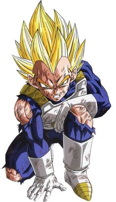 the super saiyan gohan character from dragon ball zoros, with his arms stretched out