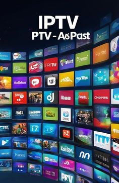 many different tv screens with the words iptv - a & past on them