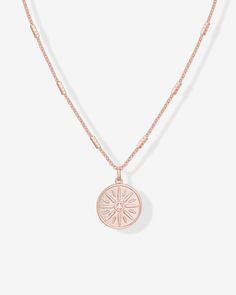 Coin Pendant 14KT yellow, rose or white gold platedMeasurements: Length: Layer 1: 15"; Layer 2: 16.5" + 3" extender; Coin pendant: 15mm Coin Pendant, Yellow Rose, Gold Plate, Coin, Plating, White Gold, Rose Gold, Pendant, Yellow