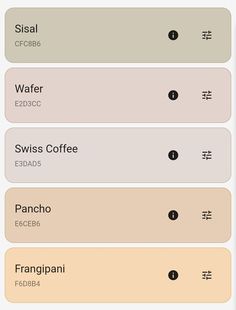 an iphone screen showing the different types of coffees and their names in english, spanish,