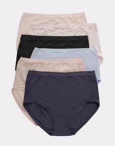 Welcome to seamless comfort that moves with you. Modern brief has slightly lower rise, just below natural waist, and a full coverage back. Perfect with low rise pant styles. Seamless no panty lines. Lounge Lingerie, 4 Way Stretch Fabric, Fashion Pants, Briefs, Womens Tees, Stretch Fabric, Lingerie, Clothes For Women, Fabric