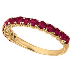 .s-desc p {text-align: left !important;padding-bottom: 10px !important;} Prongs Style Code# R6432YR Setting: Prongs Dimensions: 1/10 inch in width Colorstone 1: Ruby Stone 1 Shape: Round Stone 1 Qty: 15 Stone 1 Weight Ctw: 1.05 Total Gem WT: 1.05 Gold Karat: 14K Color 2: Yellow Approxe WT Grams: 2.50 Gold Ruby Ring, Ruby Ring Gold, Ruby Stone, Ruby Ring, Color 2, 10 Inch, Ruby, Bangles, Gems