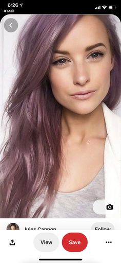 Mauve Hair Color, Mauve Hair, Highlights Pink, Purple Hair Color, Violet Hair, Purple Highlights, Lilac Hair, Hair Dark, Hair Color Pastel