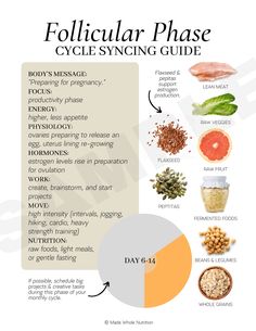 Follicular Phase Cycle Syncing Guide — Functional Health Research + Resources — Made Whole Nutrition Follicular Phase, Low Estrogen Symptoms, Healing Tea, Low Estrogen, Pregnancy Support