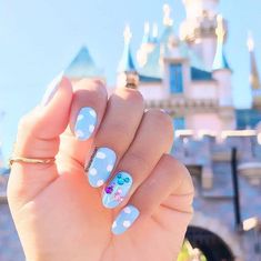 Cute Disney Nails, Disney Nail Art, Disney Christmas Nails