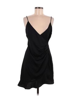 Wishlist Cocktail Dress Size: Medium Black Dresses - used. 100% POLYESTER, Slip dress, V Neck, Short, Sleeveless | Wishlist Cocktail Dress - Slip dress: Black Dresses - Used - Size Medium Slip Dress Black, Dress Slip, Black Cocktail, Black Cocktail Dress, Black Dresses, Dress Black, Slip Dress, Cocktail Dress, Women Handbags