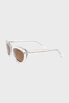 Ouru00a0trèsu00a0françaisu00a0take on the cat-eye silhouette, the Frenchy sunglass is theu00a0purrfect choice for the sophisticated femme. u00a0Sized just right, the thick-bodied, 51mm acetate frame features high, rounded corners accented with two metal rivets for a retro look to smarten even the most casual ensemble. u00a0Updated with polarized lenses. 1.5 Polycarbonate Lenses Triple-Barrel Hinges RX Optical Quality SIZE 51mm Eye Size 18mm Bridge 140mm Temple/Arm 5 1/8" Width 1 7/8" Height | Su Barrel Hinges, Polarized Lenses, Retro Look, Cat Eye, Cat Eye Sunglasses, Lenses, Sunglasses