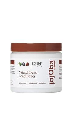 JojOba Monoi Deep Conditioner | Eden Body Works Natural Deep Conditioner, Deep Conditioner For Natural Hair, Natural Body Scrub, Natural Conditioner, Natural Hair Oils, New Hair Growth, Healthy Natural Hair, Natural Hair Beauty, Deep Conditioner