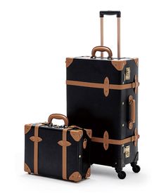 Inspired by the greatest period of traveling, the roaring 1920s, Cotrunkage’s handcrafted minimalism vintage luggage set features a dense wrap-around pu body that is complemented by heavy-duty corned stitching for maximum protection. The soft leather handle is plush to the touch and wears handsomely over time as the bronze TSA locks lighten with every adventure. We’ve also woven art print lining across the entire bag for a touch of detail and chic flair to sharpen your look. So prepare to boast Classic Rectangular Cases For Overnight Trips, Roaring 1920s, Leather Suitcase, Woven Art, Vintage Luggage, Moving Tips, Luggage Sets, Weaving Art, Check In