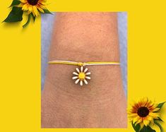 Handmade Gift Shop by IanWidger on Etsy Tree Of Life Bracelet, Norse Jewelry, Daisy Charm, Daisy Bracelet, Hippie Bracelets, Handmade Uk