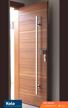 Door, wooden, koloapp, kerala, interior, delhi Main Front Door Design, Main Flush Door Design Entrance, Room Door Design Sanmaika, Single Front Door Design, Wooden Entrance Door Design, Room Wooden Door Design Modern, Main Door Single Door Designs, Modern Flush Door Design, Flesh Door Design