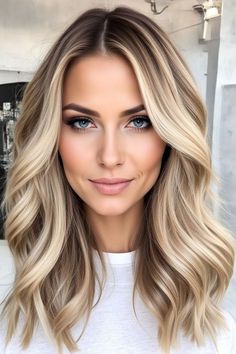 Ready to elevate your hairstyle? Click the link in our bio to shop now and discover your perfect match! #BalayageBlonde #HairTopper #HairExtensions #NaturalBeauty #HairTransformation #BlondeHairGoals #BeautyEssentials #ConfidenceBoost Winter Blonde Hair, Winter Blonde, Summer Blonde Hair, Balayage Blond, Blonde Hair Transformations, Blond Balayage, Ombre Highlights, Balayage Blonde