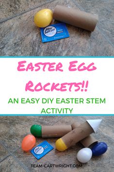 Easter Stem Activities, Easter Learning Activities, Easter Egg Activities, Kid Science, Preschool Science Activities, Toilet Paper Tube