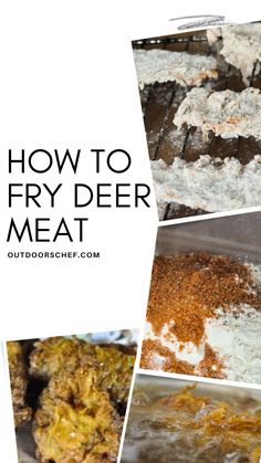 how to fry deer meat in the oven and then bake it with other ingredients