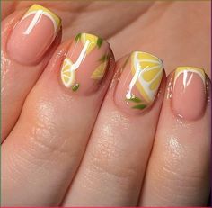 Brighten up your summer style with zesty lemon nails! Embrace the sunny vibes of the season with these vibrant summer nails. Explore a variety of fruit nail ideas with cheerful yellow nails adorned with playful lemon nail art designs. Try our dazzling lemon acrylic nails or whimsical 3D lemon nail art for a unique twist. Delight in refreshing Lemon slice nails or Lemonade nails. Get inspired and add a pop of color to your nail routine with these  more in the telegram Fruit Nail Ideas, Lemonade Nails, Lemon Nail Art, Vibrant Summer Nails, Yellow Nail Designs, Neon Yellow Nails, Fruit Nail, Nail Routine