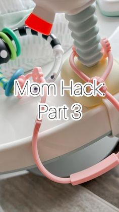 a close up of an electrical device with the words mom hack part 3