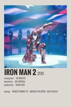 the poster for iron man 2