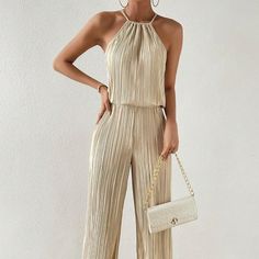 ~Never Been Worn/Used ~New!! ~Fast Shipping!! ~High Quality ~Brand New ~Size: S, M, Xl ~100% Polyester ~Occasions: Suitable For Lounge, Going Out, Street, Outdoor And Holiday ~Fabric: Soft Fabric Has Some Stretch Elegant Beige Jumpsuits And Rompers For Summer, Gold Jumpsuits And Rompers For Summer Evenings, Gold Evening Jumpsuits And Rompers For Summer, Elegant Gold Jumpsuits And Rompers For Summer, Spring Party Beige Jumpsuits And Rompers, Spring Party Jumpsuits And Rompers In Beige, Beige Casual Jumpsuits And Rompers For Party, Casual Beige Jumpsuits And Rompers For Party, Elegant Beige Jumpsuits And Rompers For Date Night