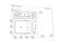 an aerial view of the ground plan