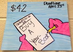 a drawing of a pink flamingo holding a sign that says, $ 422