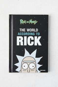 a book with the title'rick and morty, the world according to rick '