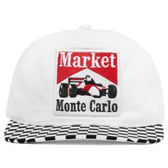 Size: Os Color: White Multi Retro White Hat With Logo Patch, White Retro Hat With Logo Patch, Shark Hat, Uniqlo Bags, Vintage Chanel Handbags, Madras Plaid, Winter Hats For Men, White Caps, Fishing Gear