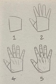 how to draw hands for beginners