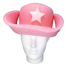 "Get this Awesome Cowgirl Hat Today! This Cowgirl Hat will definitely make you stand out at your next Party, Wedding, Corporate Event, Birthday, Quinceanera, or Halloween Party! Product Details: ✓Made in the USA ✓Handmade ✓High Quality Foam ✓One Size Fits Most ✓Customizable to your preferences \"This is where your party starts\". Give your next party a new life and rediscover your youth with Foam Party Hats. Foam Party Hats Guarantee At Foam Party Hats we believe our hats help bring a new joy an Hats Cowgirl, Foam Party, Cowgirl Bachelorette, Cowgirl Dresses, Novelty Hats, Wig Party, Cowgirl Costume, Pink Cowgirl, Funny Hats