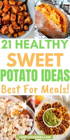 Here you get some delicious sweet potato recipes that you will love! Healthy Lunch Meal Prep Sweet Potato, Easy Healthy Dinner Sweet Potato, What To Do With A Sweet Potato, Recipes With Frozen Sweet Potatoes, Meal Prep Sweet Potatoes Baked, Dinners With Sweet Potatoes Healthy, East Sweet Potato Recipes, Macro Friendly Sweet Potato Recipes, Healthy Ways To Make Sweet Potatoes