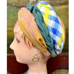 New With Tags 3 Headbands (Will Not Separate Lot) The Headbands Consist Of One Yellow & Blue Plaid, One Moody Chartreuse Floral, & A Thinner Ruffled Teal. One-size Multicolor Headscarf For Spring, Multicolor Floral Print Hat, Multicolor Cotton Headscarf, Elegant Multicolor Headband, Anthropologie Accessories, Multicolor Cotton Headscarf, One Size, Blue Plaid, Blue Yellow, Anthropologie