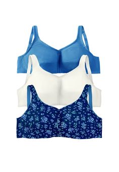 Enjoy ultimate wireless comfort with full-coverage bras featuring elegant picot trim. Double-lined bottom cups provide a light lift and support without the need for a wire. Crafted from soft, breathable cotton to keep you comfortable all day long. Easy front-close design allows for effortless wear and removal. Adjustable straps ensure a customized fit for maximum support. Hand wash for lasting quality and durability. Customers also love this bra in Back Closure! Discover more options here.  Impo Posture Bra, Front Closure Bra, Cotton Bras, Longline Bra, Full Coverage Bra, Everyday Bra, Swimsuits For All, Wireless Bra, Womens Bras