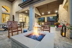 Perfect for cool nights... Outdoor Living Areas