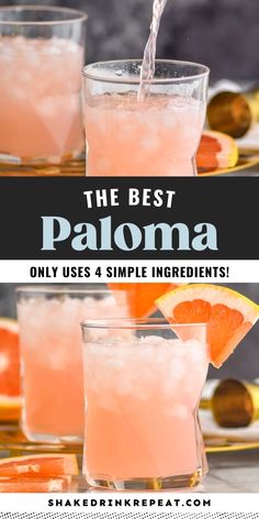 the best paloma only uses 4 simple ingredients