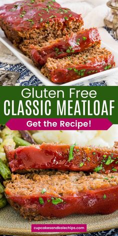 gluten free meatloaf with ketchup on the side