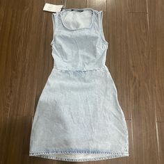 Zara Denim Cut Out Dress Trf Cut Out Dress, Out Dress, Zara Dresses, Blue Denim, Cut Out, Color Blue, Zara, Mini Dress, Womens Dresses